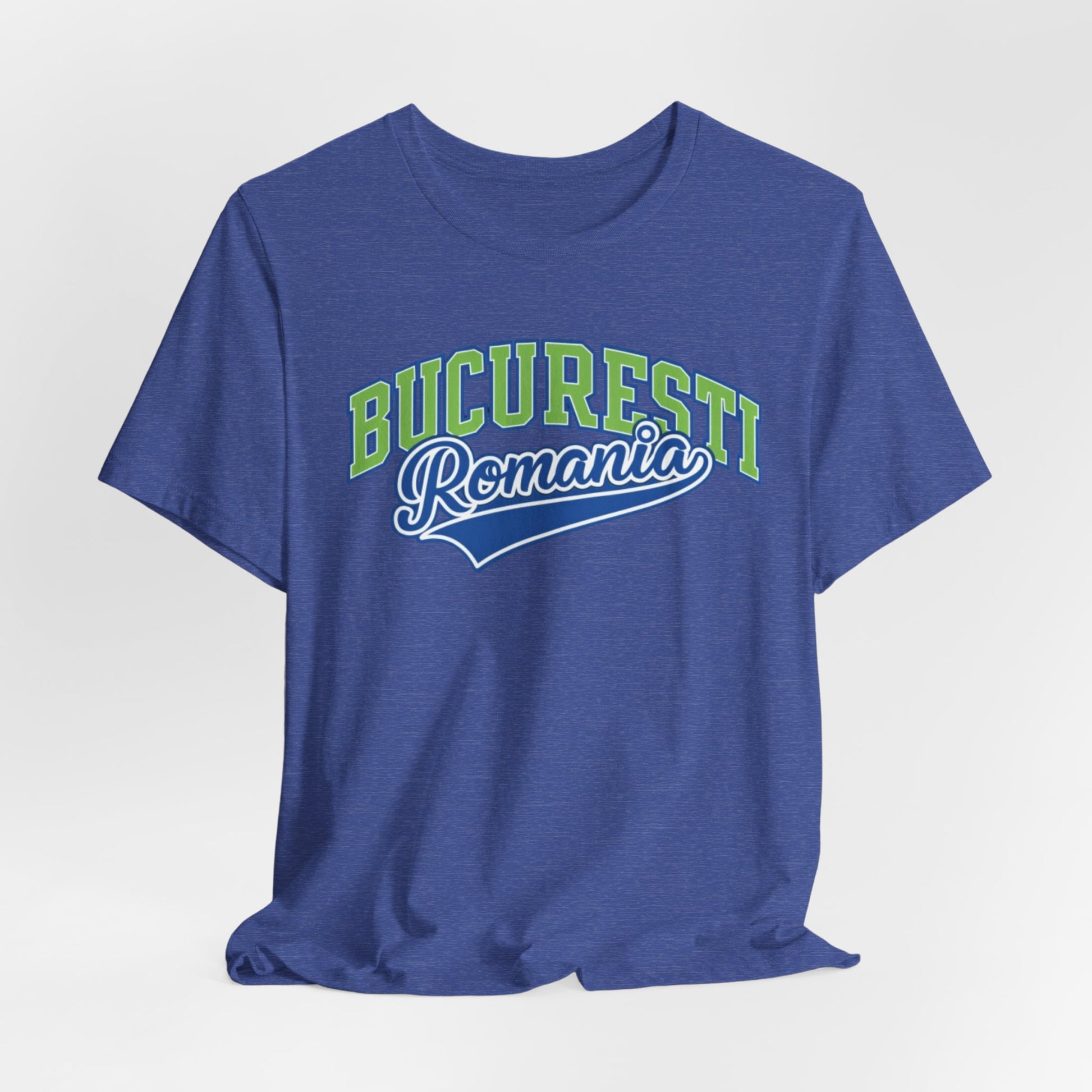 Dark Slate Blue Tricou de baseball vintage Bucuresti Romania — Tricou Retro City