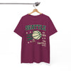 White Smoke Seattle Basketball Tee — "The Emerald City" Vintage Sports Shirt