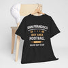 Dark Slate Gray San Francisco Bay Area Football Tee — "Game Day Club" Vintage Sports Shirt