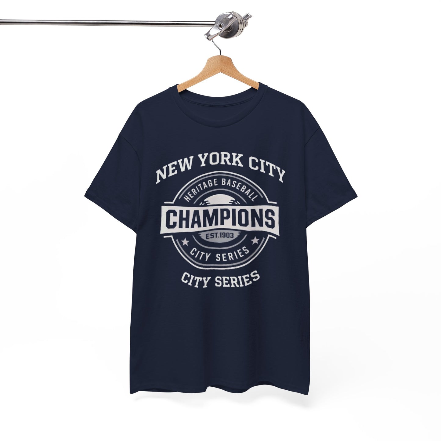 New York City Champions T‑Shirt — Vintage Baseball City Series Tee