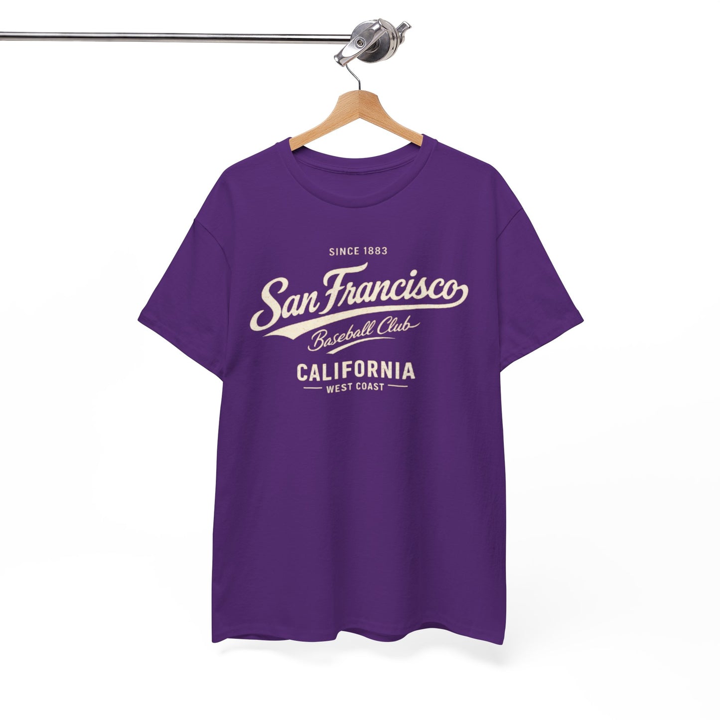 San Francisco Baseball Club T-Shirt — California Vintage Script Tee