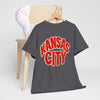 Dim Gray Kansas City Retro Tee — Vintage City Graphic T-Shirt