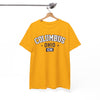 White Smoke Columbus Ohio Graphic Tee — Vintage Collegiate  Shirt