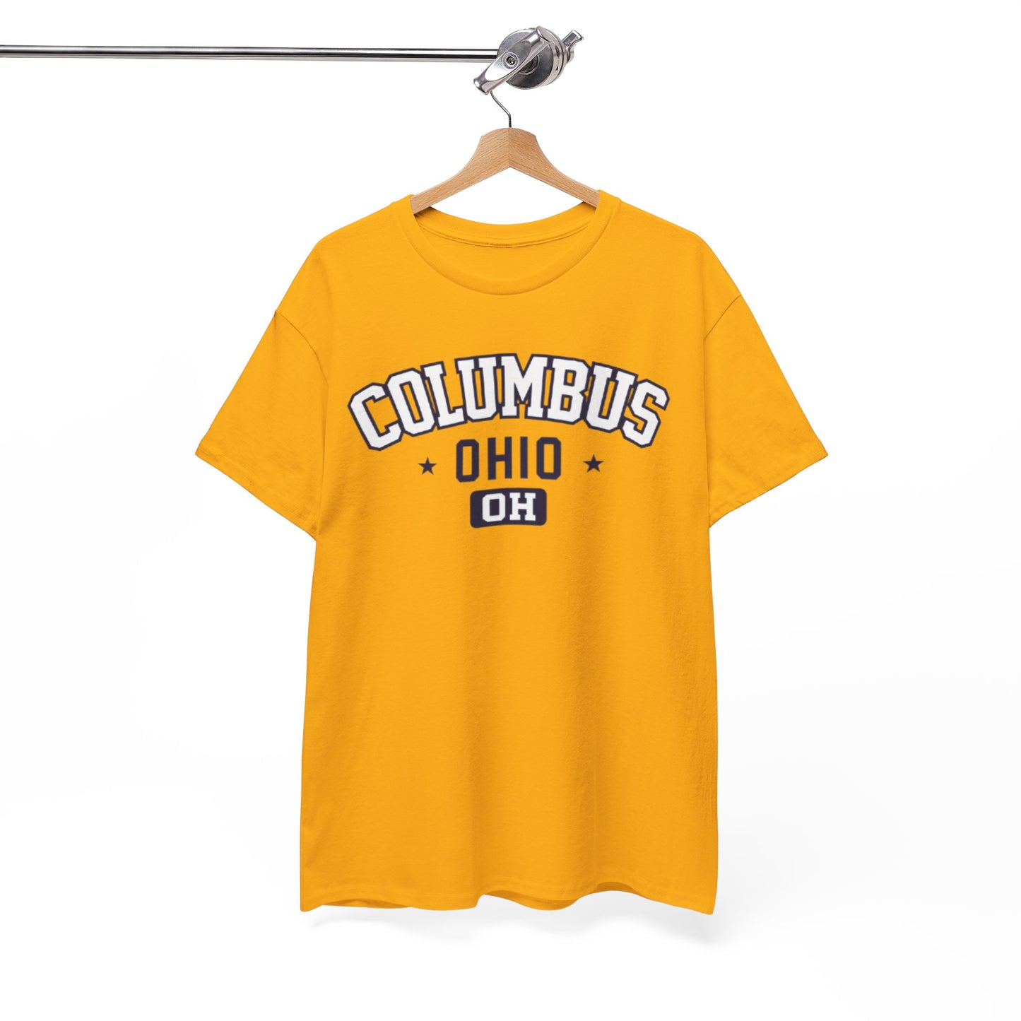White Smoke Columbus Ohio Graphic Tee — Vintage Collegiate  Shirt