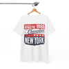 New York 1986 Athletic Champion Tee — Vintage Marathon NYC Shirt – lightweight game day shirt, nfl fan apparel, image 1.0