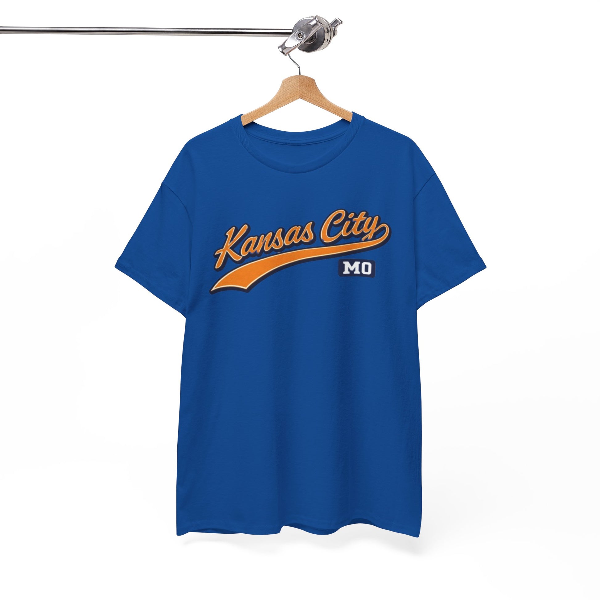 White Smoke Kansas City MO Retro Script T-Shirt - Vintage Sports Style Tee