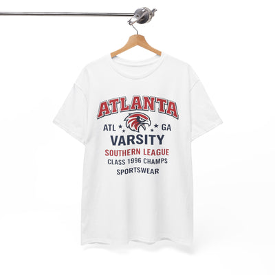 Atlanta Varsity T-Shirt — Southern League Sportswear Tee – breathable comfort wear, game day outfit, image 1.0
