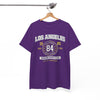 White Smoke Los Angeles Premium Sports Club Graphic T-Shirt – West Coast City Streetwear Tee