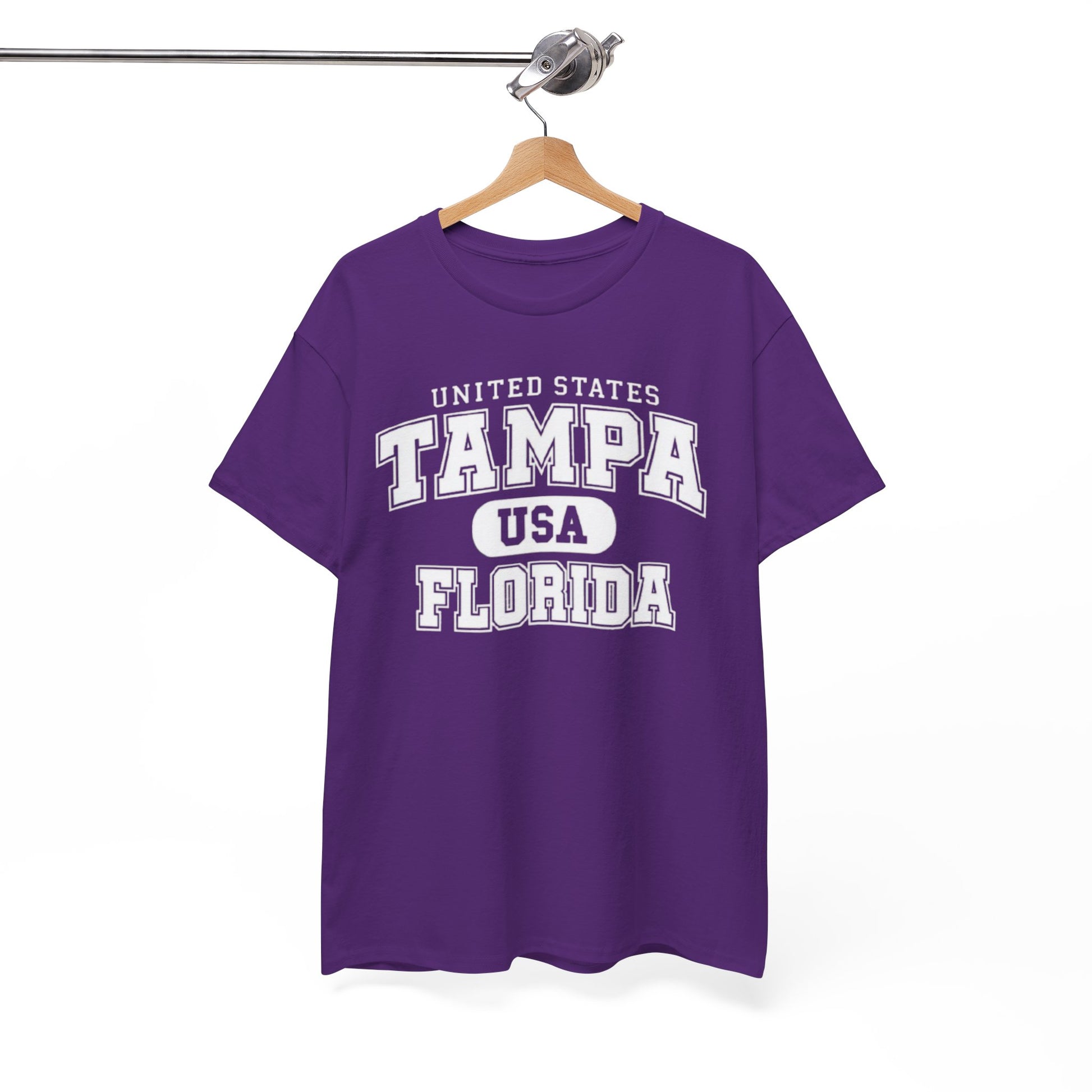 White Smoke Tampa Florida USA Retro Athletic T-Shirt