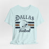 Lavender Dallas Football Vintage Helmet Tee