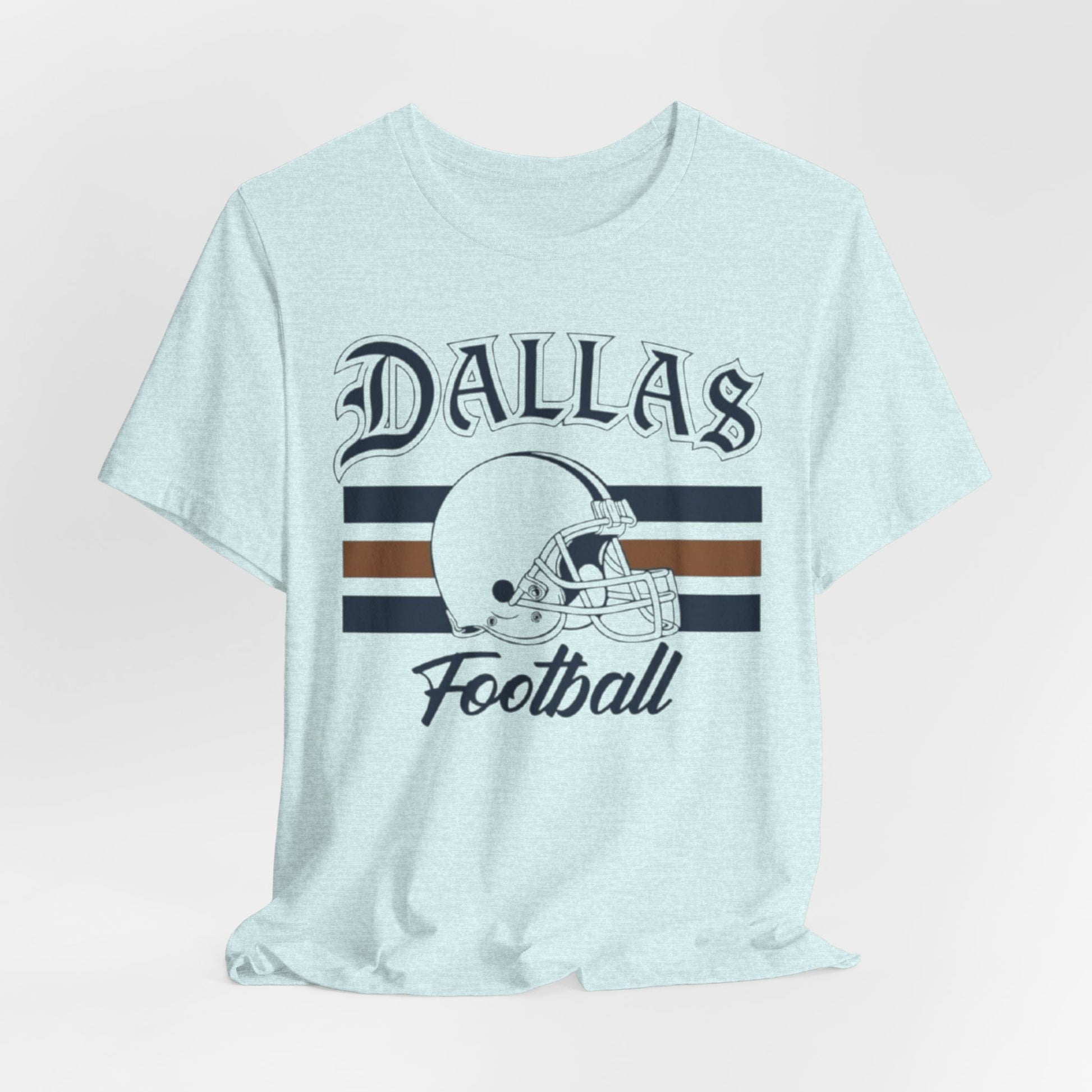 Lavender Dallas Football Vintage Helmet Tee