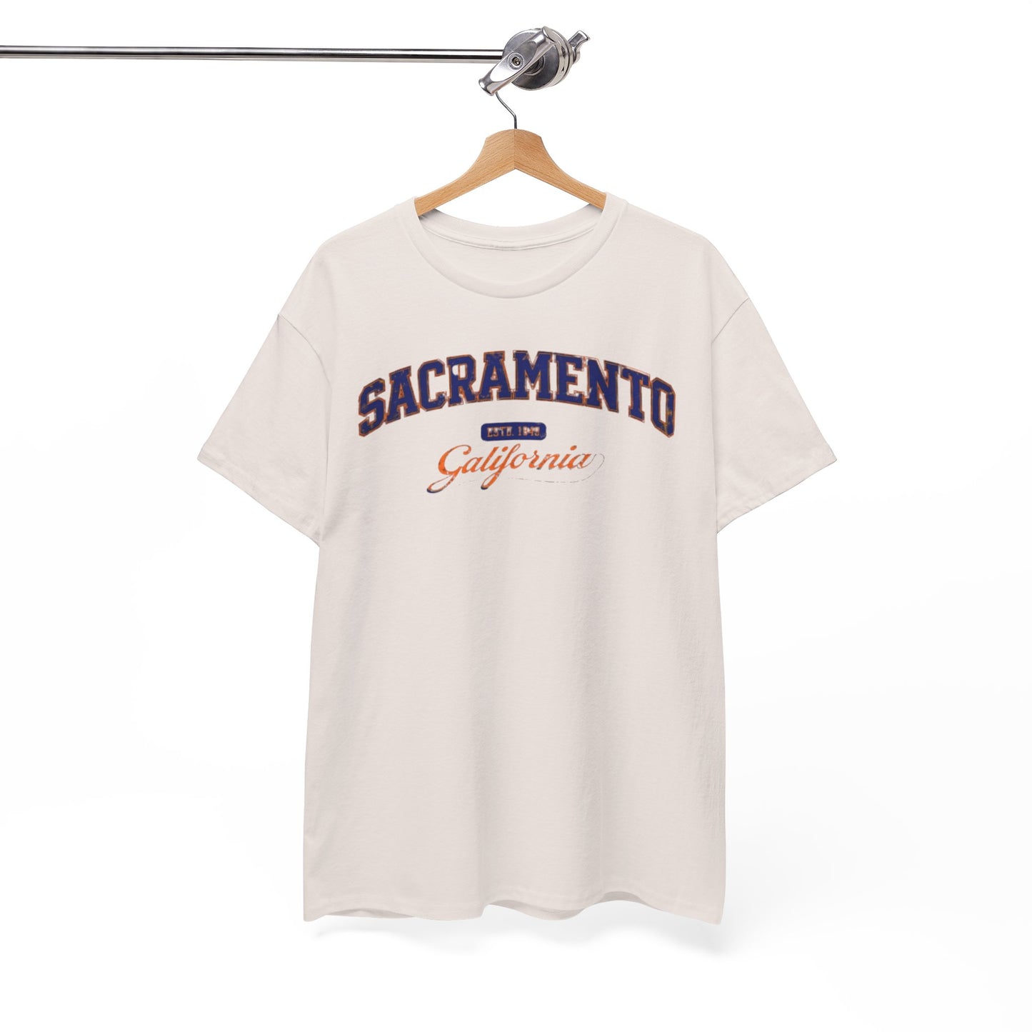 White Smoke Sacramento California Vintage Arch Tee — City  Graphic T-Shirt