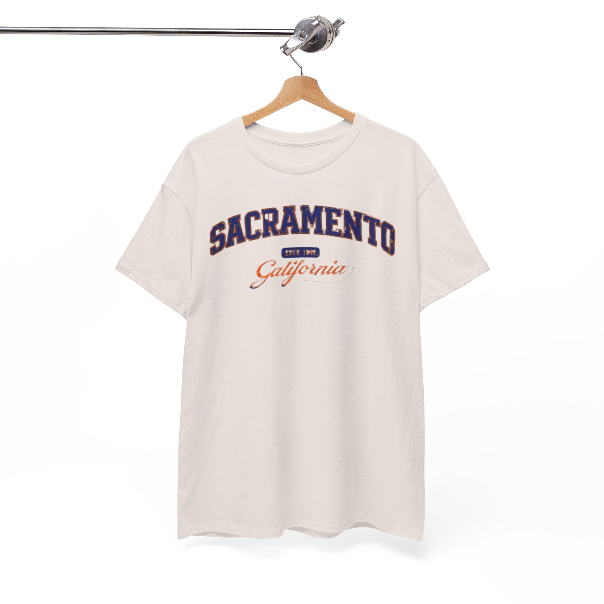 White Smoke Sacramento California Vintage Arch Tee — City  Graphic T-Shirt