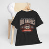 Dark Slate Gray Los Angeles 1883 Varsity Baseball T-Shirt