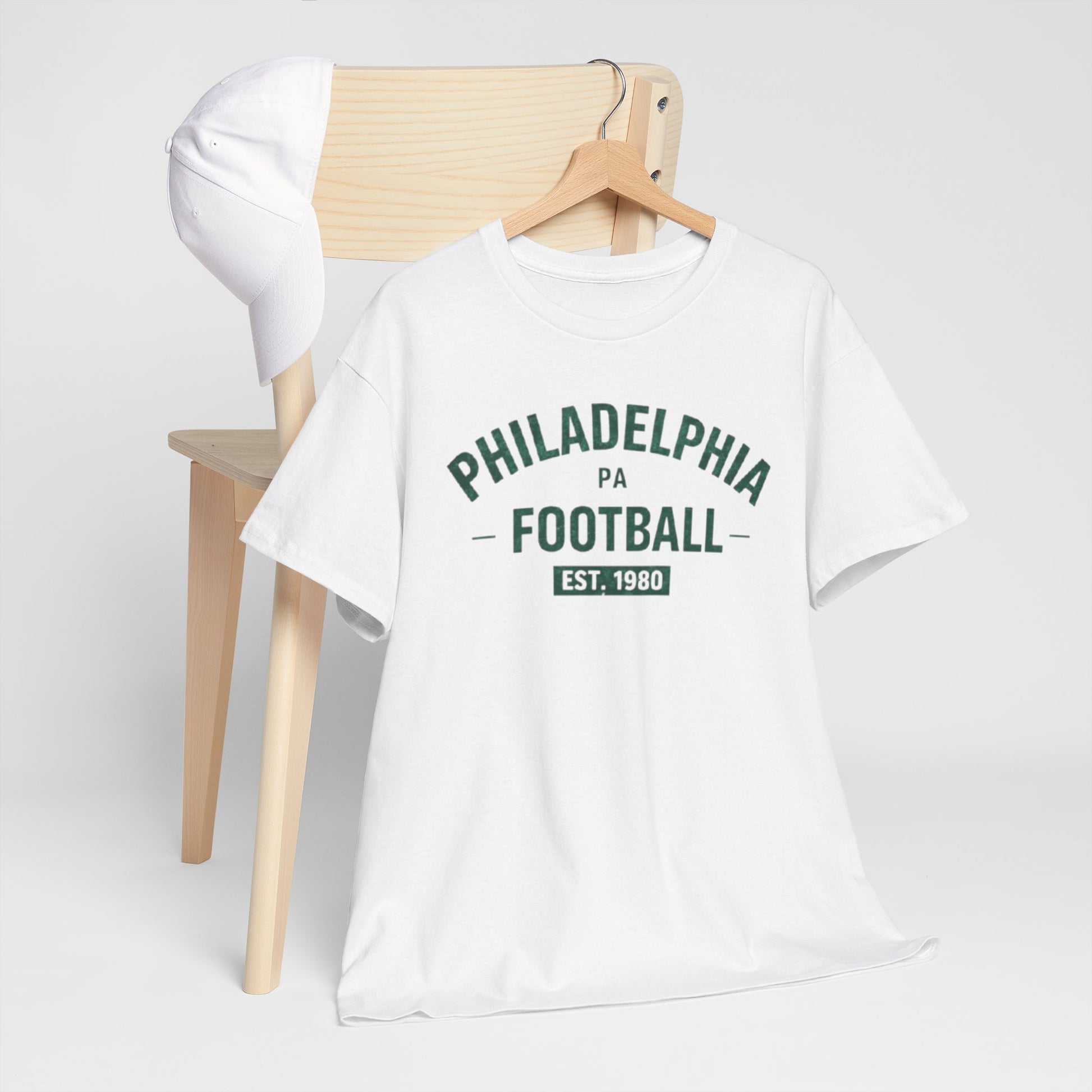 Lavender Philadelphia Football T‑Shirt – "Philadelphia PA Football Est. 1980" Vintage Style Tee