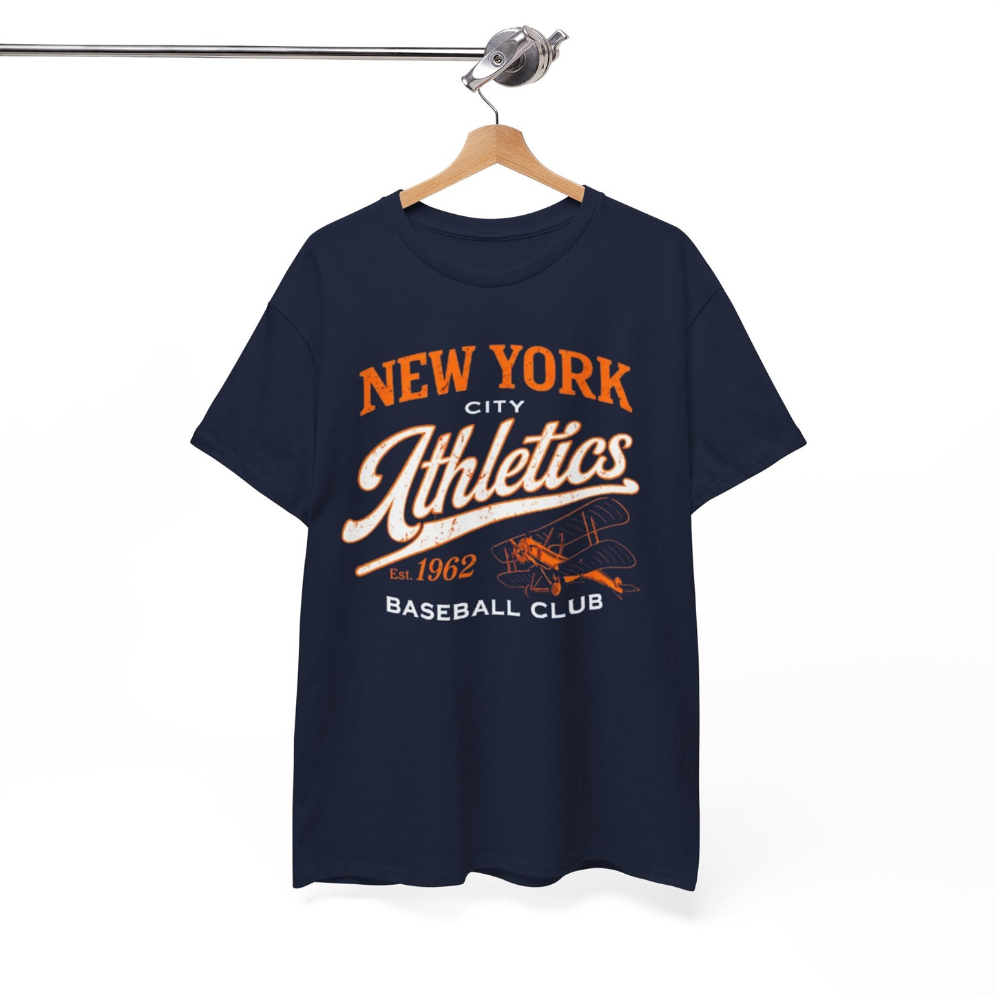 New York City Athletics Baseball Club Tee — Retro 1962 Baseball Graphic Shirt