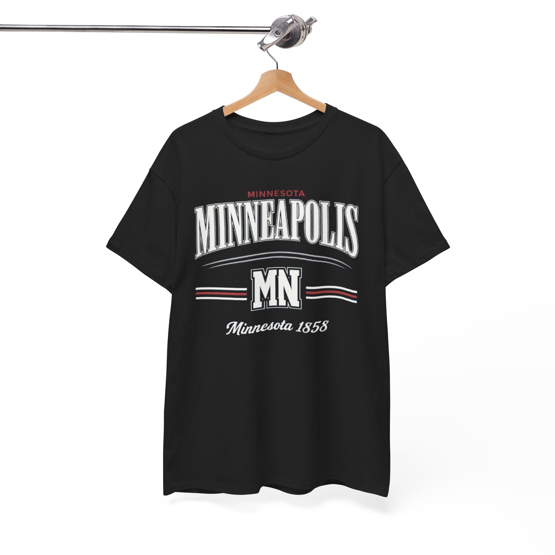 Minneapolis MN Vintage-Style T-Shirt — Minnesota 1858 City streetwear t shirt streetwear fashion product image 2