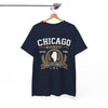 White Smoke Chicago Athletics Society T‑Shirt — Midwest ESTD 1982 Vintage Sports Tee
