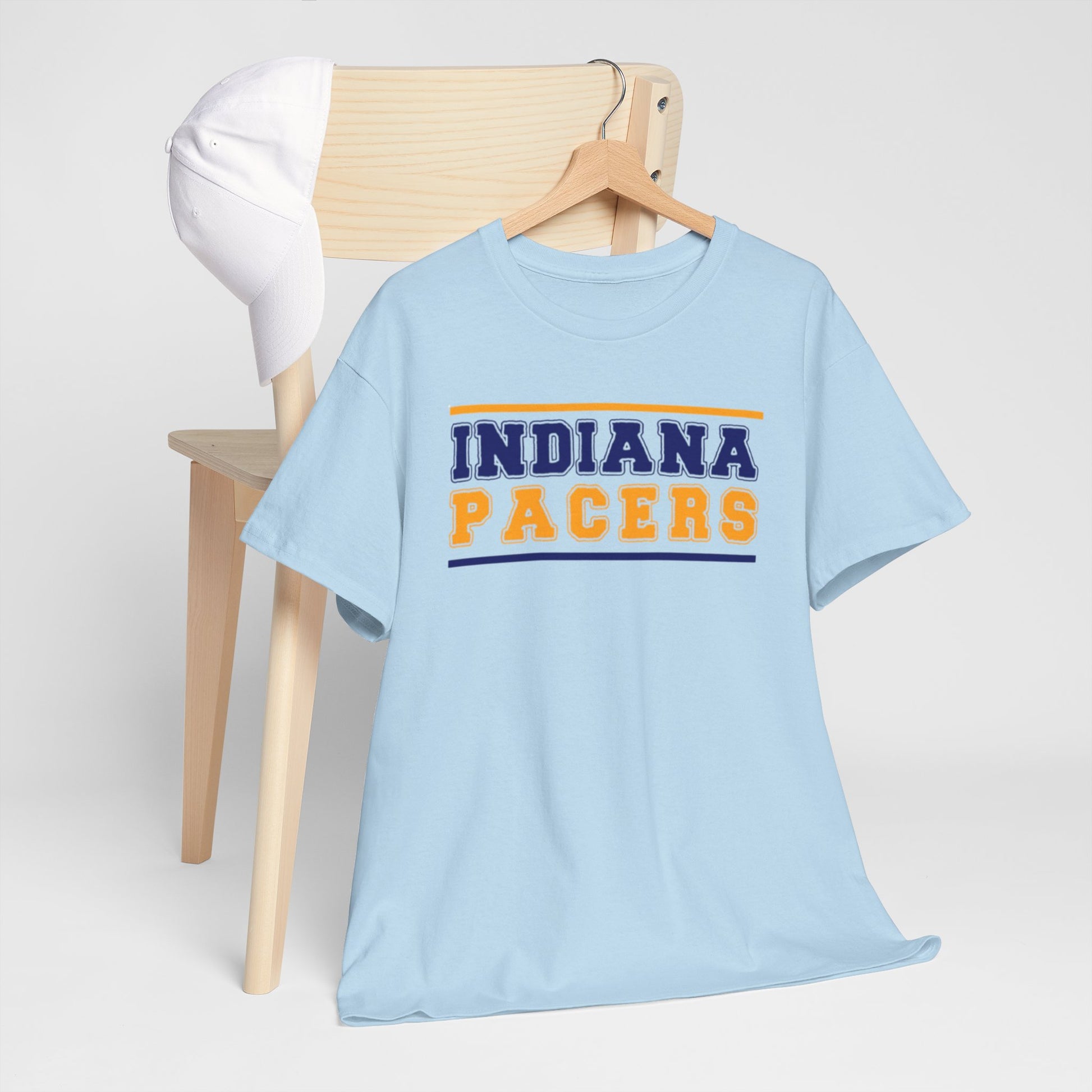 Light Blue Indiana Pacers Retro Stripe Tee