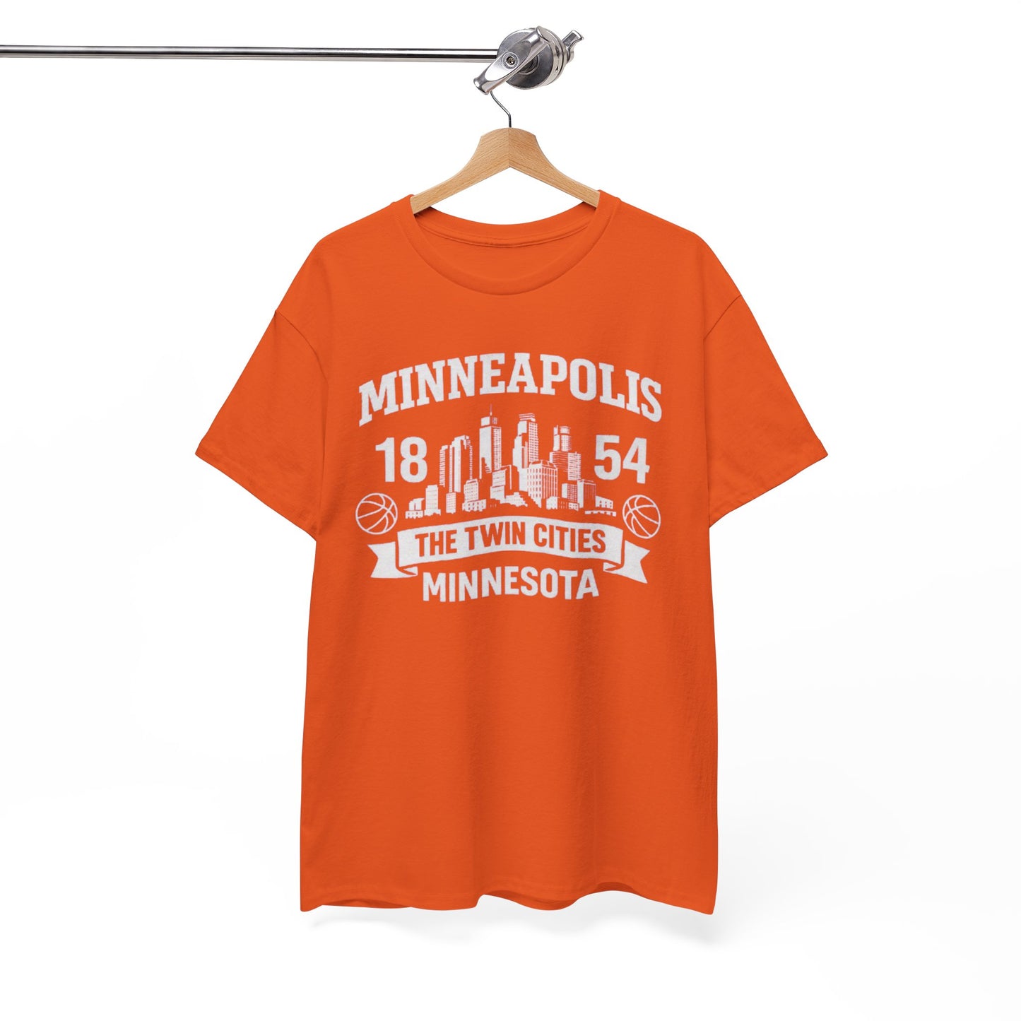 Minneapolis Est. 1854 Skyline T-Shirt — The Twin Cities, Minnesota