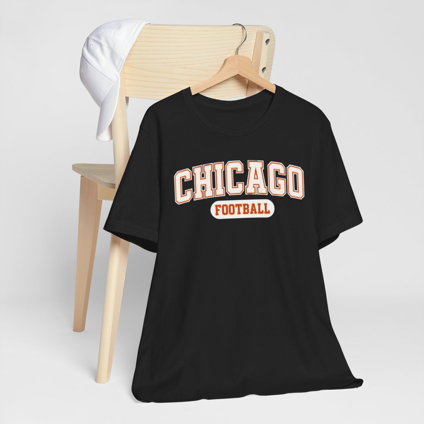 Dark Slate Gray Chicago Football T-Shirt — Vintage Collegiate Team Tee