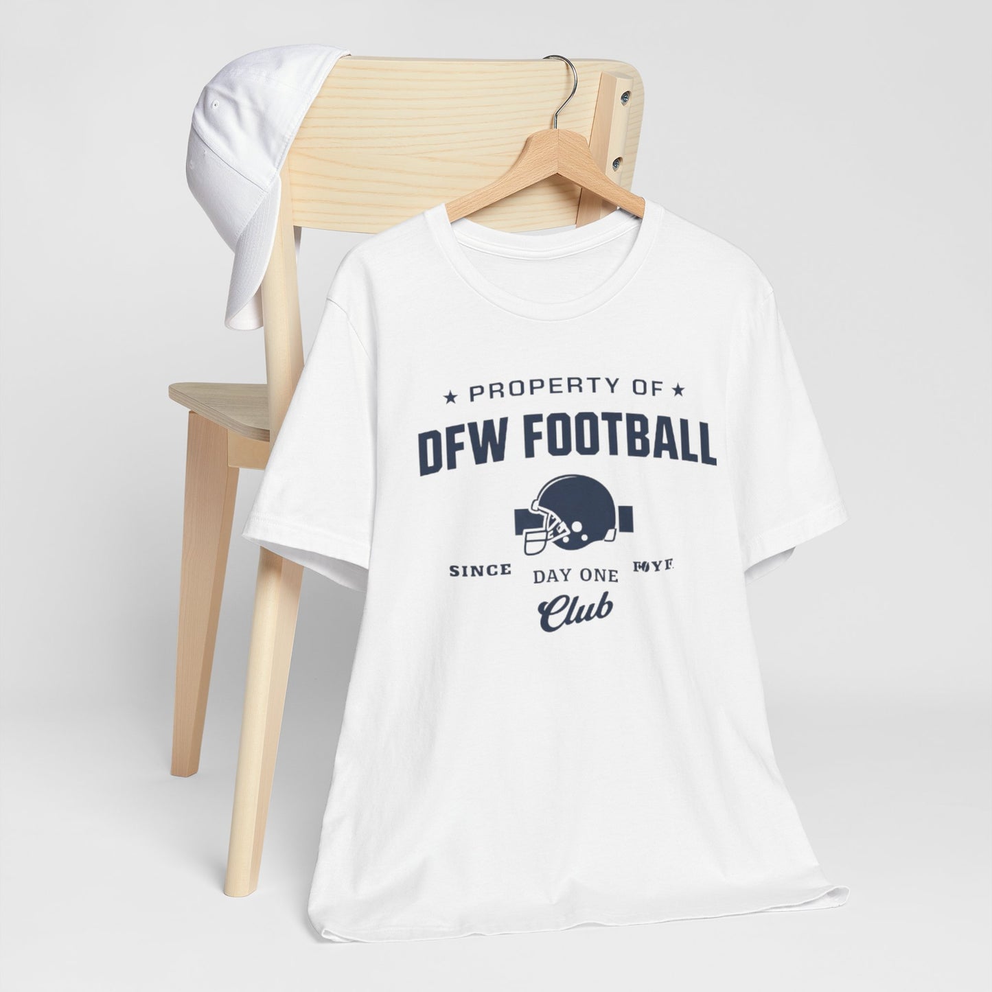 Lavender DFW Dallas Football Club Tee — Property of DFW Football Short Sleeve Shirt