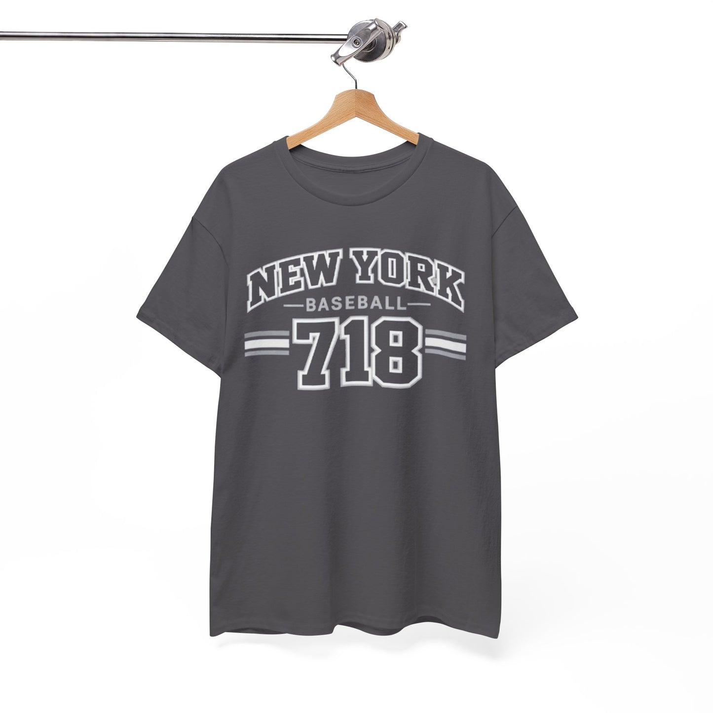 New York Baseball 718 Tee — Vintage City T‑Shirt