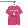 White Smoke San Diego SD T Shirt – Division 619 Athletic California Streetwear Tee