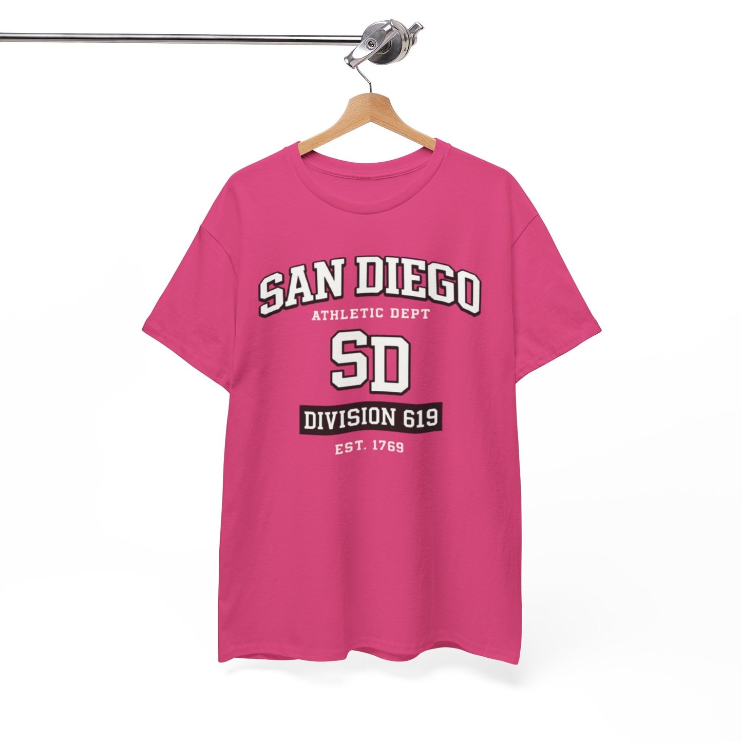 San Diego SD T Shirt – Division 619 Athletic California Streetwear Tee