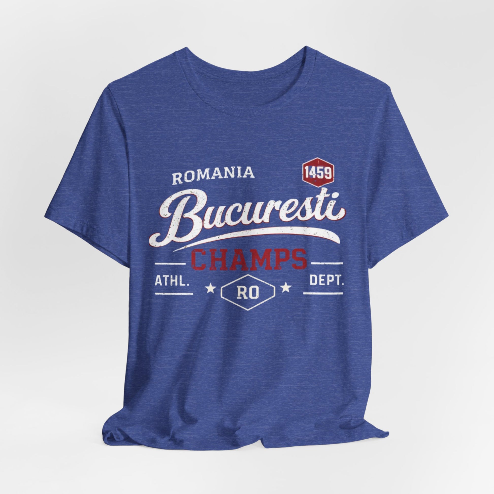Lavender Tricou atletic vintage Bucuresti Champs Romania