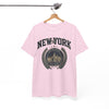 White Smoke New York Vintage Crest Tee arched collegiate lettering t-shirt