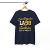 White Smoke Los Angeles LA 98 T-Shirt – City of Angels Skyline Tee