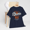 Dark Slate Gray Phoenix Champs Tee — "Property of Phoenix" Vintage Athletic Shirt