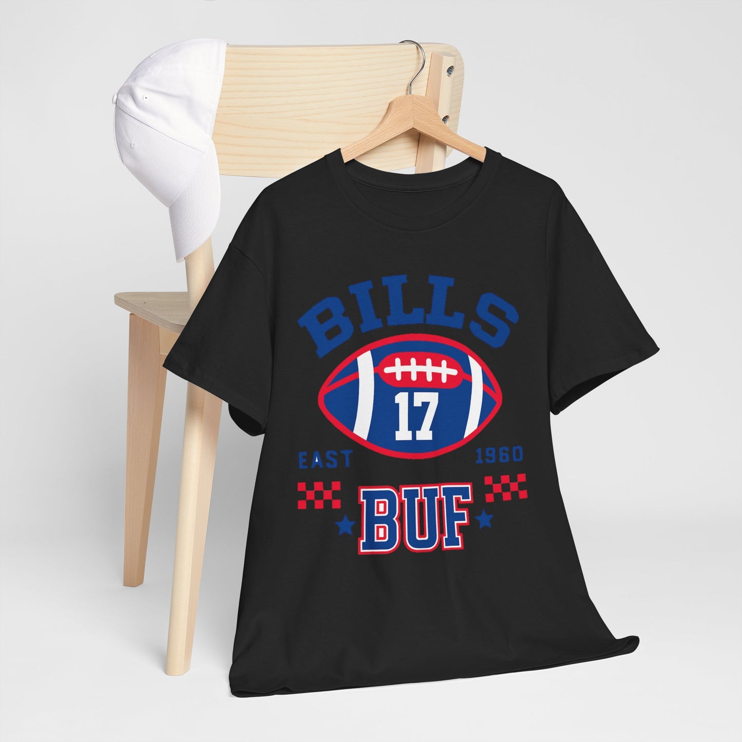 Buffalo Buf Football Tee – Retro #17  Fan Shirt