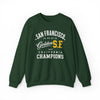 Dark Slate Gray San Francisco Golden SF Crewneck Sweatshirt – California City Champions Streetwear