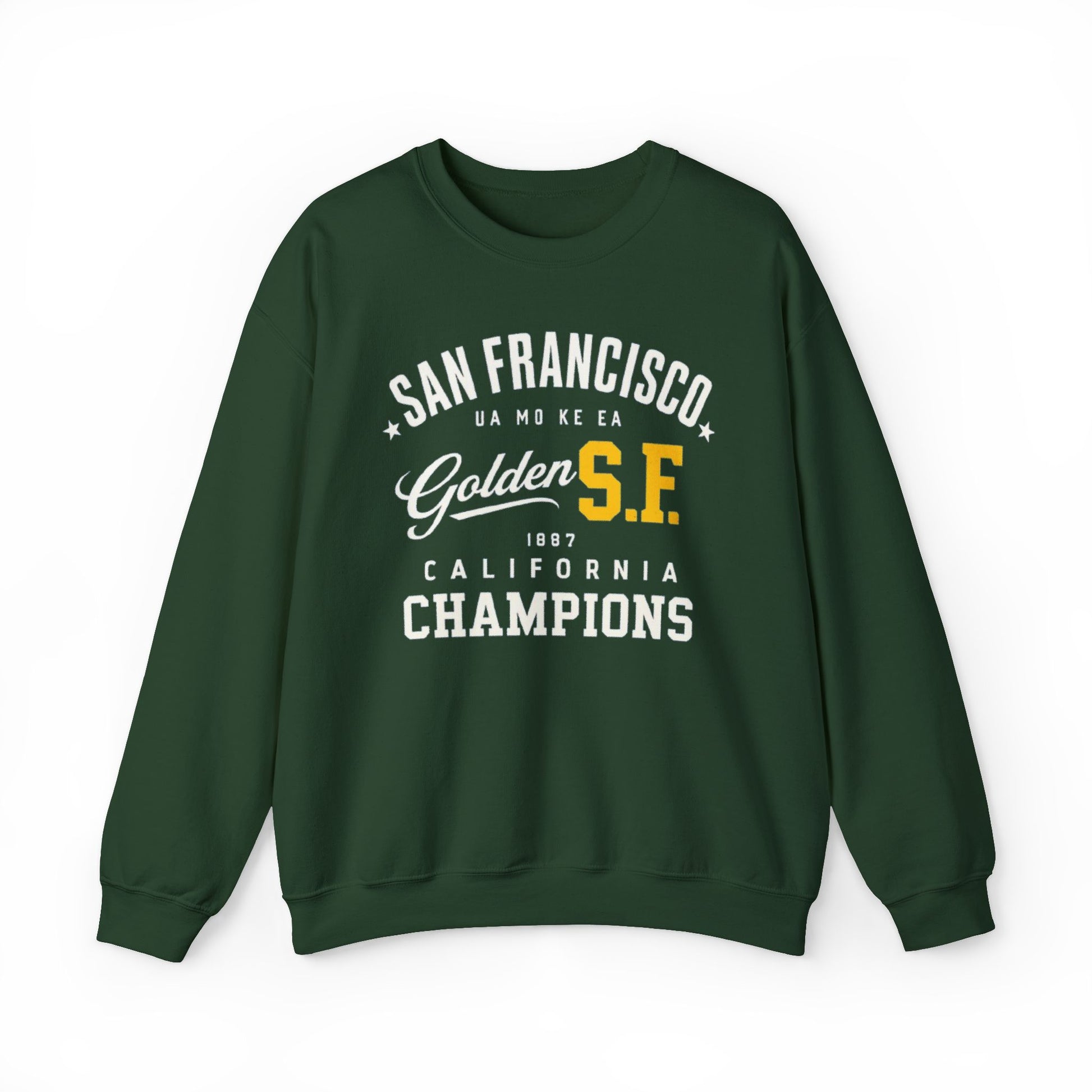 Dark Slate Gray San Francisco Golden SF Crewneck Sweatshirt – California City Champions Streetwear