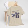 Gray New York Track & Field 88 T-Shirt vintage sports college style tee