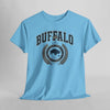 Light Gray Buffalo Crest Tee – Vintage Buffalo Logo T-Shirt