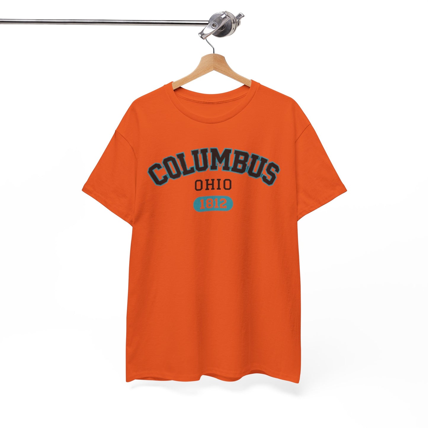 White Smoke Columbus Ohio 1812 Tee — City Graphic T-Shirt