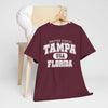 Dark Slate Gray Tampa Florida USA Retro Athletic T-Shirt