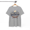 White Smoke New York Baseball League Tee — Vintage 'Est. 1903' Baseball Graphic Shirt