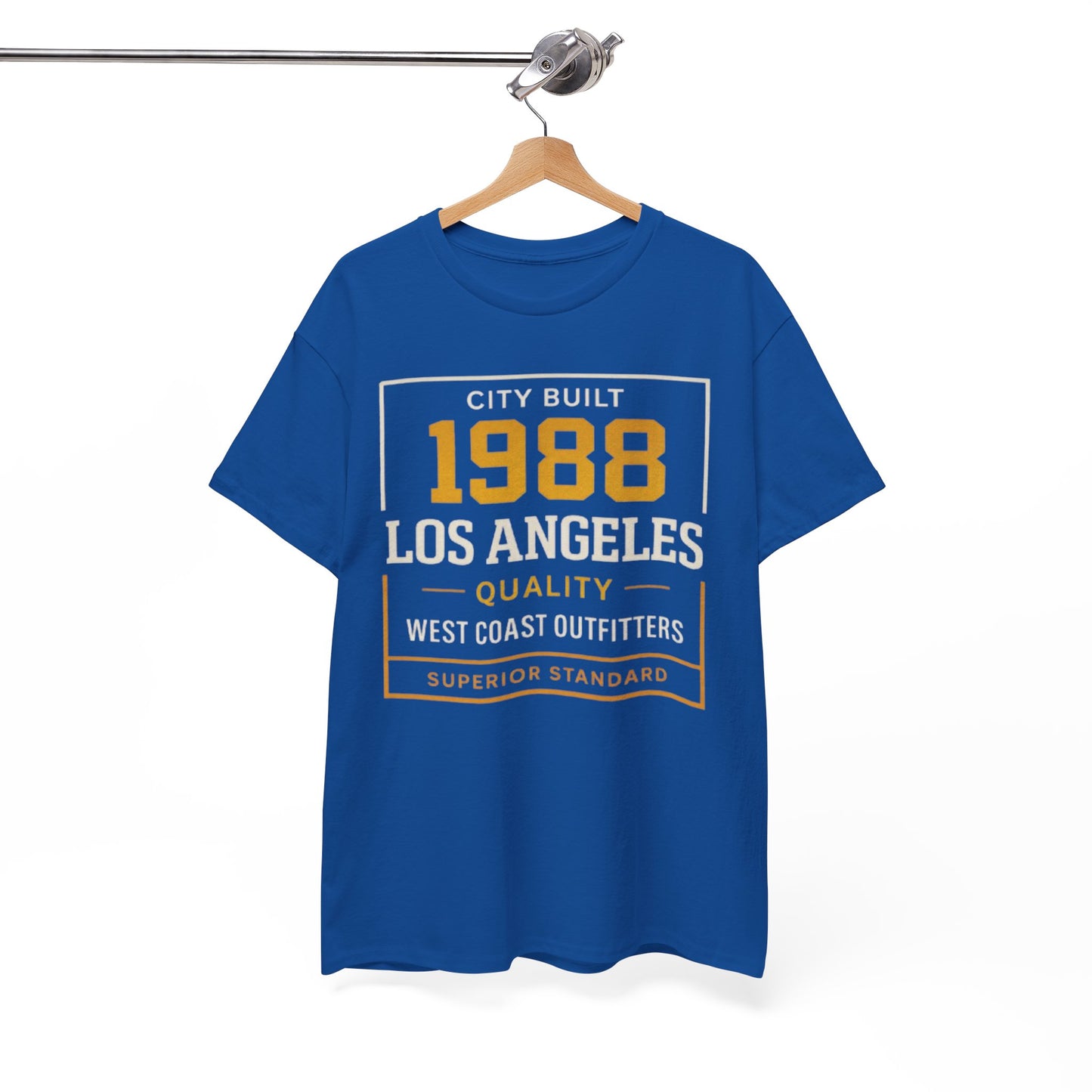 White Smoke 1988 Los Angeles Tee — Vintage City Built Graphic T-Shirt