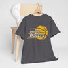 Dim Gray Pacers Retro Basketball Tee — Indiana Pacers Logo T-Shirt