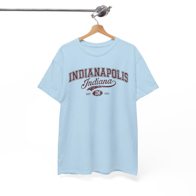 White Smoke Indianapolis Indiana Vintage College Tee Retro City Graphic T Shirt Classic Midwest Shirt