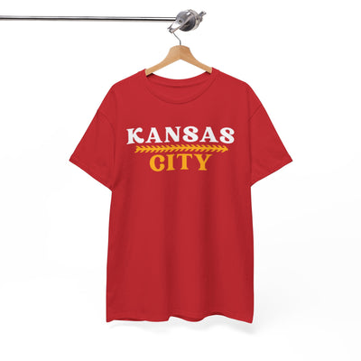 Kansas City Tee — Vintage Collegiate Orange T-Shirt – fan gear, fan gear, image 1.0