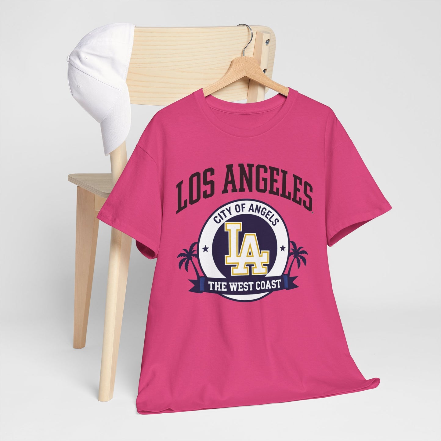 Violet Red Los Angeles City of Angels LA Graphic T-Shirt – West Coast Streetwear Tee