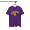 White Smoke Pacers Basketball T‑Shirt — Vintage Script  Tee