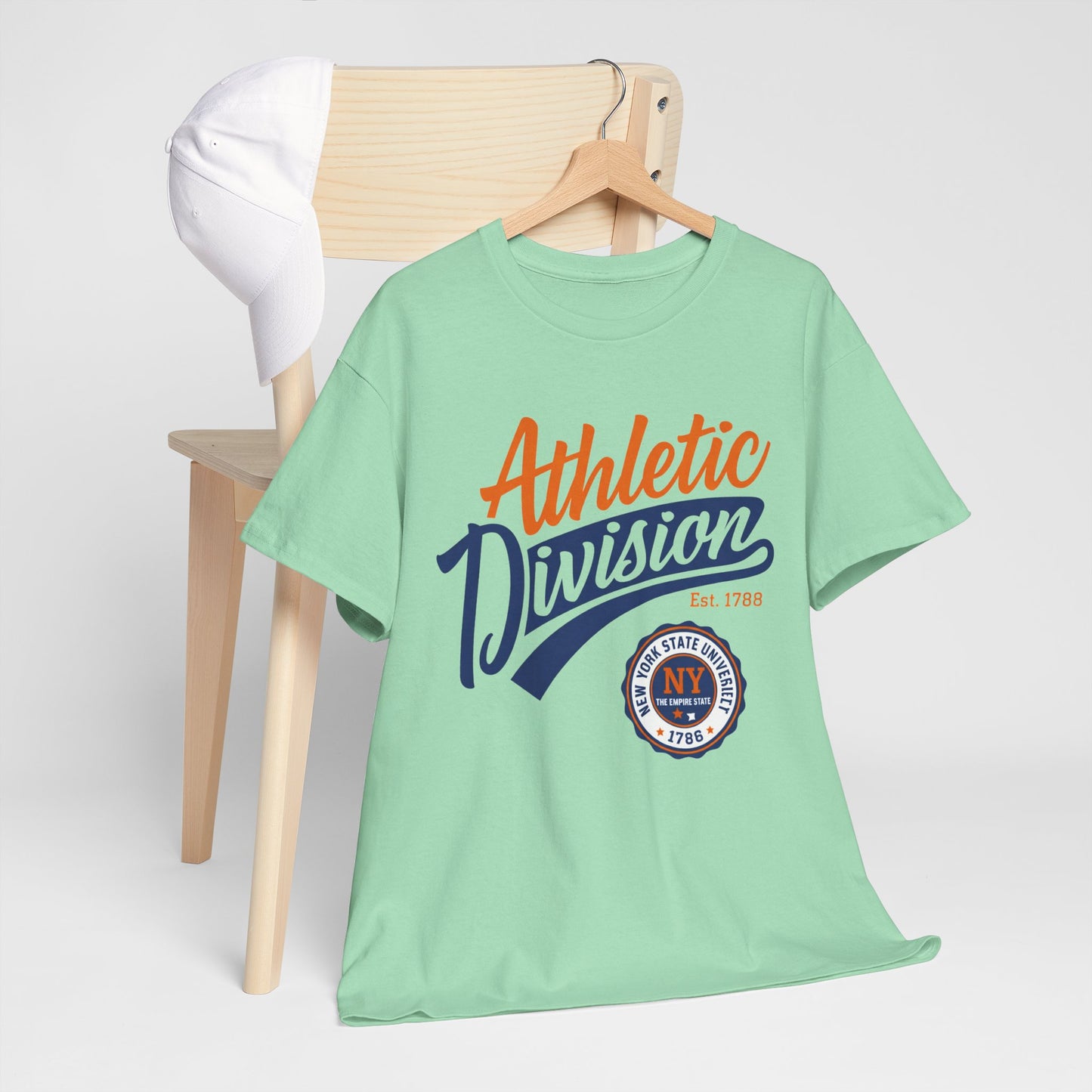 Athletic Division NY Vintage Graphic Tee collegiate style t-shirt