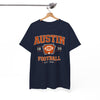 White Smoke Austin Football Graphic Tee – Vintage Collegiate Football Shirt