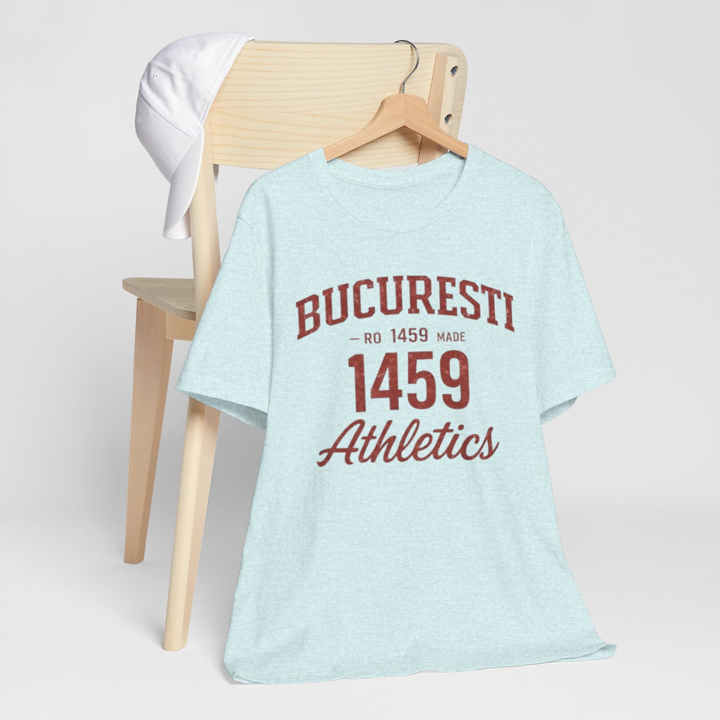 Tricou Atletism București 1459 stil universitar